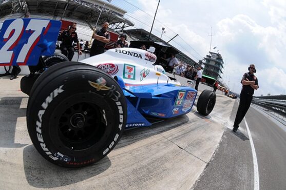 Mike Conway on the Indianapolis 500