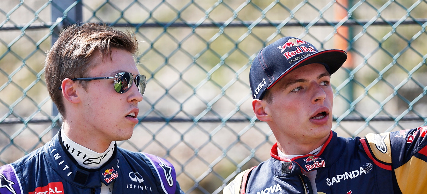 Why did Red Bull replace Kvyat with Verstappen?