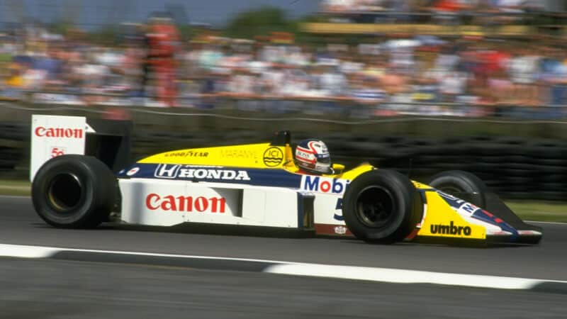 Nigel Mansell Williams 1987 British GP