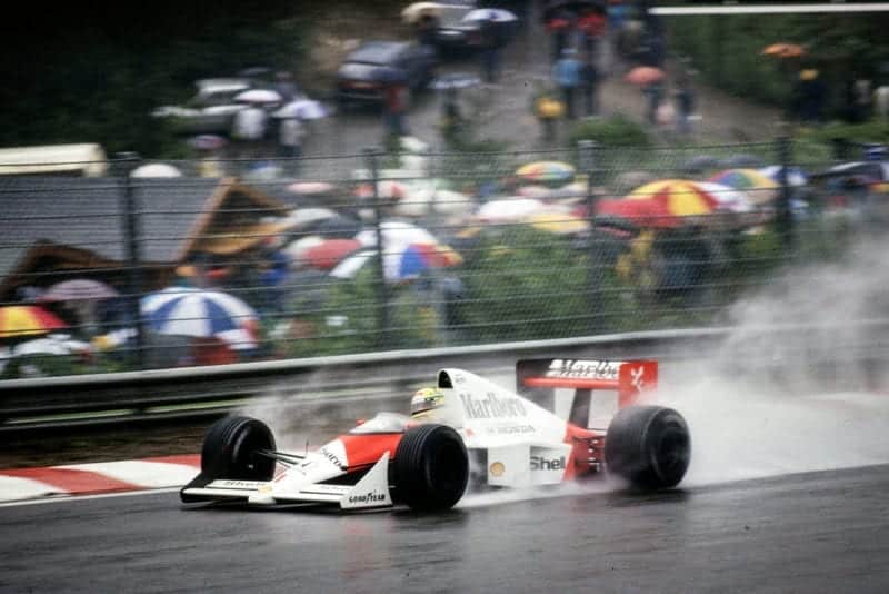 1989 BEL GP finish