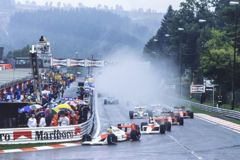 1989 BEL GP start