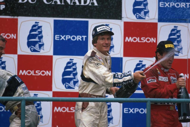 1989 CAN GP podium