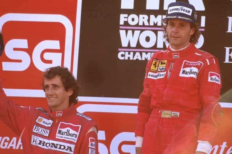 1989 POR GP podium