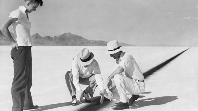 4 Bluebird V Maclom Campbell 1935 Land Speed Record Bonneville Salt Flats Utah