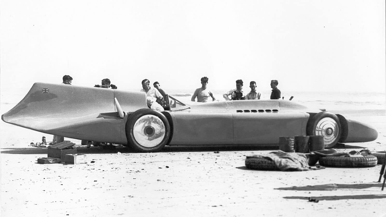 5 Bluebird V Malcolm Campbell 1935 Land Speed Record Bonneville Salt Flats Utah