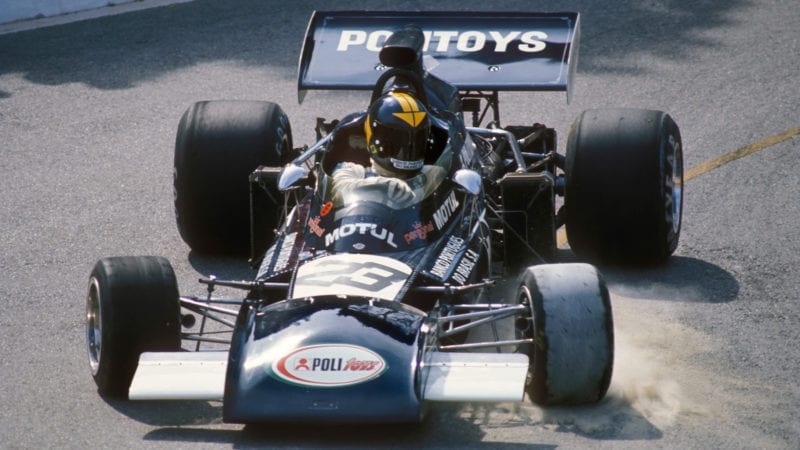 Carlos Pace in the Williams Ford at the 1972 Monaco Grand Prix