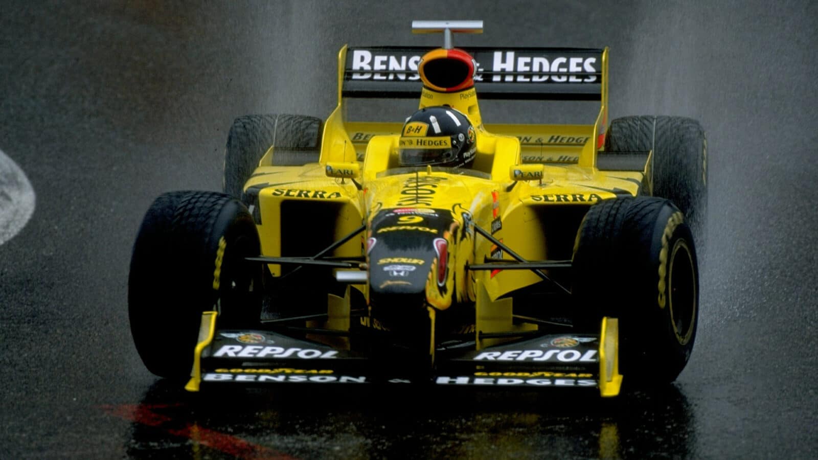 Jordan 198 of Damon Hill in 1998 Belgian Grand Prix