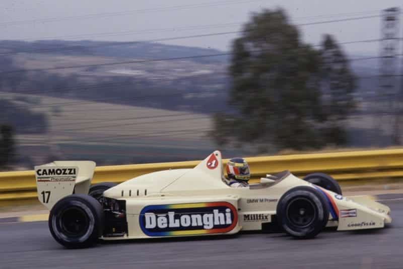 Gerhard Berger in his Arrows BMW.