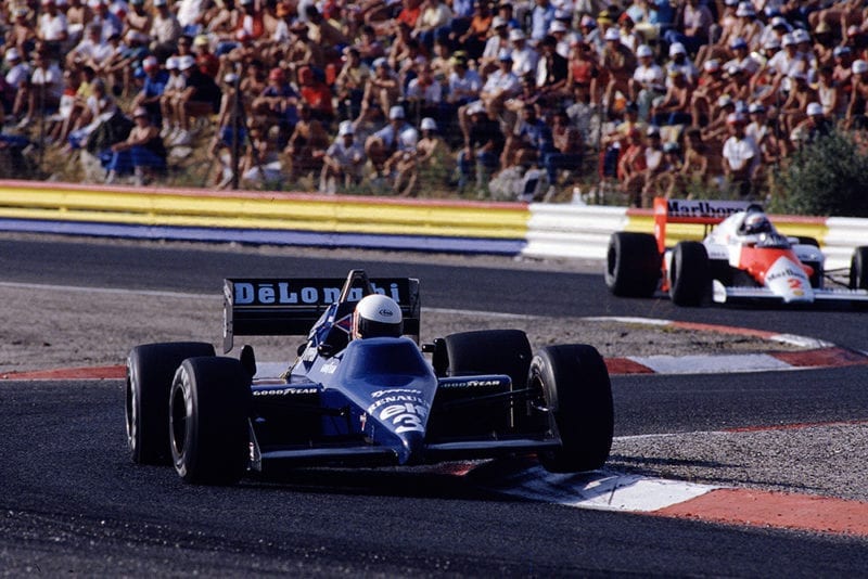 Martin Brundle in his Tyrrell 014 Renault.