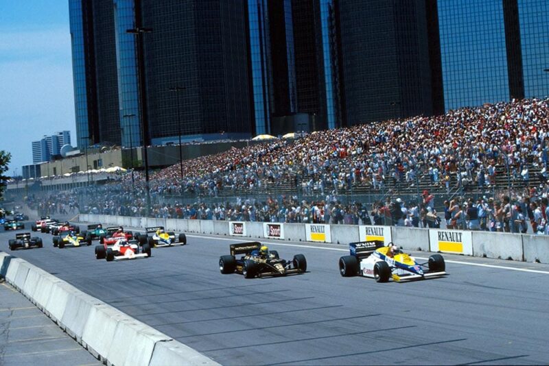 The Start of the US GP United States Grand Prix.