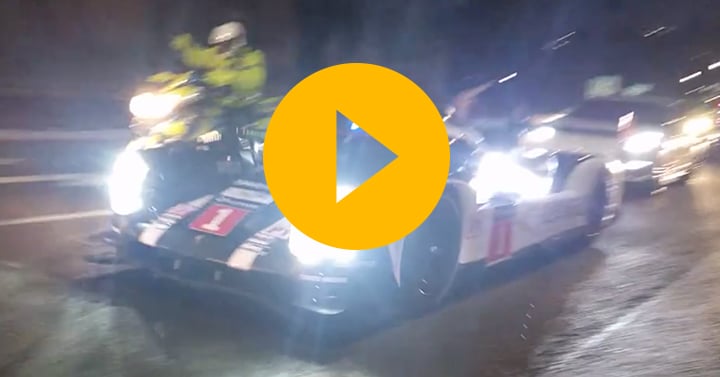 Watch: Webber’s 919 takes to the street