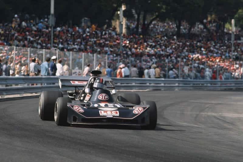 David Purley in his Lec at the 1973 Monaco Grand Prix.