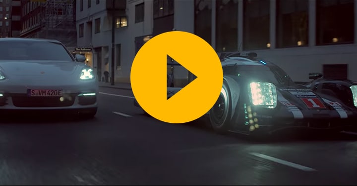 Watch: Porsche 919 meets Panamera in London