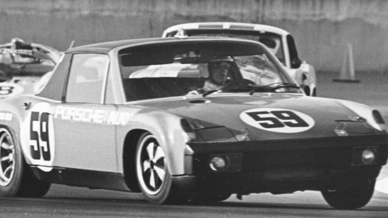 Porsche 914 of Hurley Haywood and Peter Gregg in 1971 Daytona 24 Hours