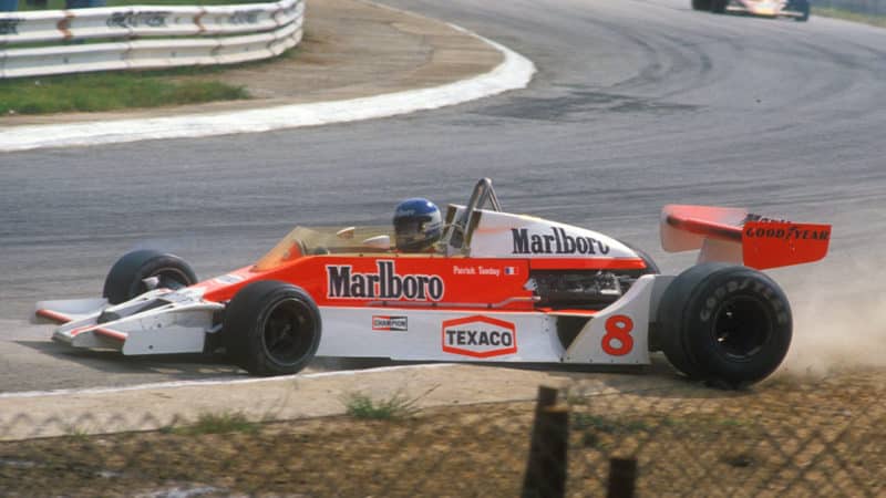 Mclaren F1 driver Patrick Tambay 1978