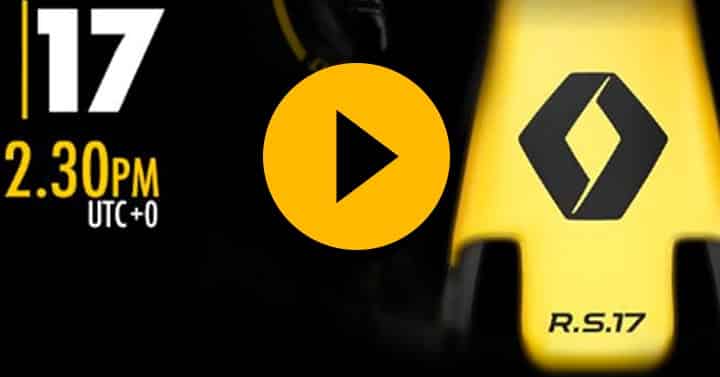 Watch: Renault 2017 F1 launch