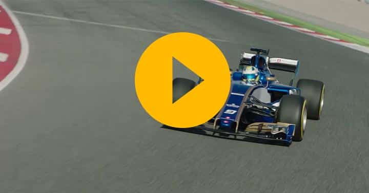 New Sauber hits the track