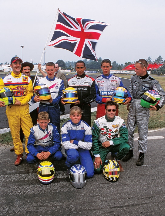 British karting team at 2000 world final