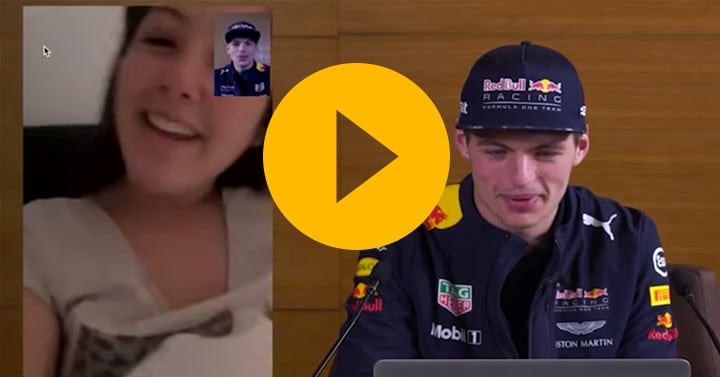 FaceTime with Max Verstappen…