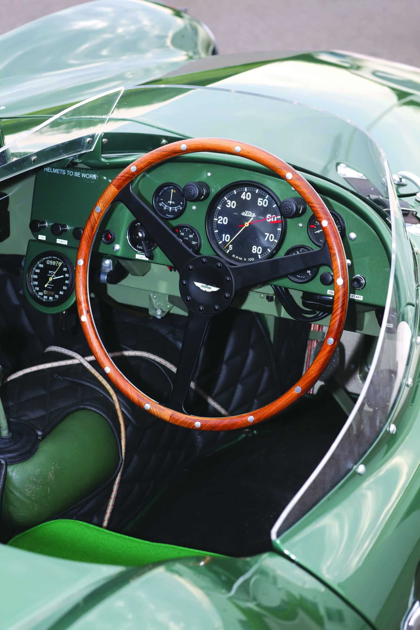 Aston Martin DB3S cockpit