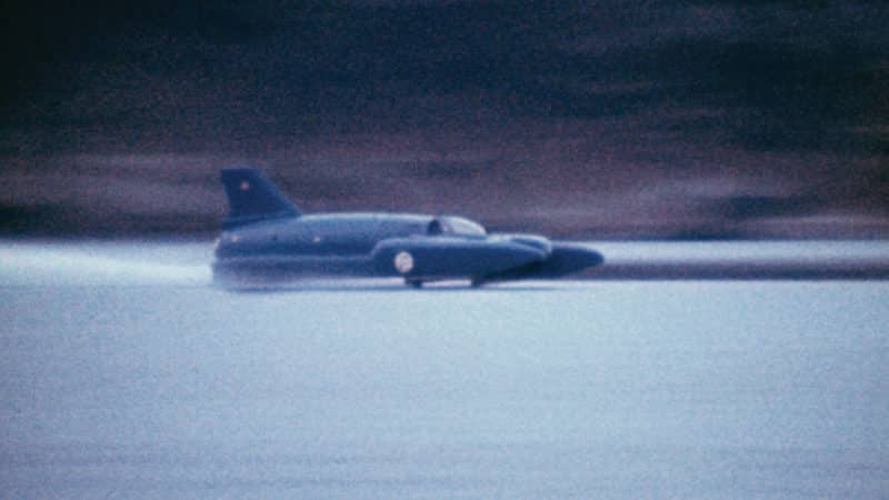 2 Donald Campbell at Lake Coniston with Bluebird