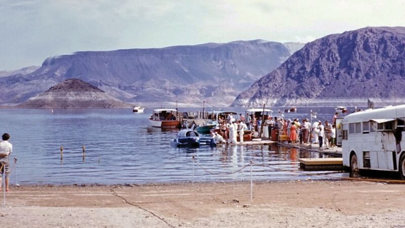 6 Donald Campbell at Lake Coniston with Bluebird