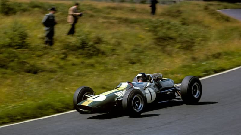 4 Jim CLark Lotus 1965 German GP