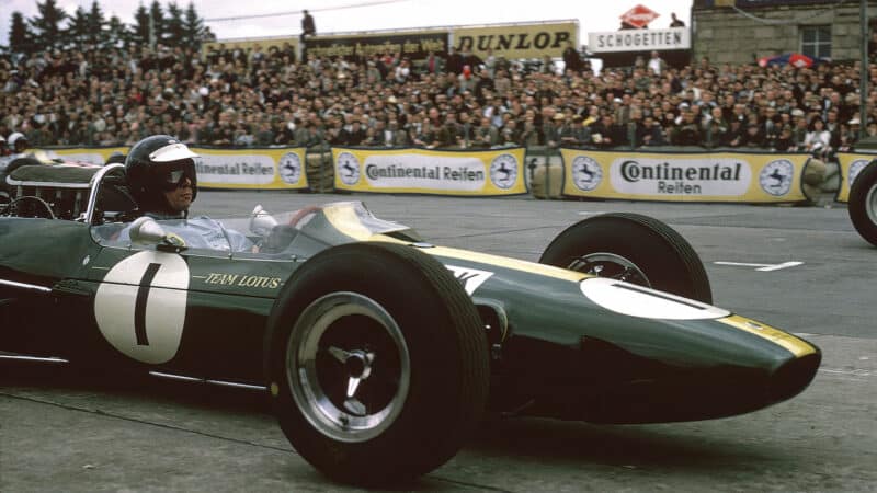 7 Jim CLark Lotus 1965 German GP