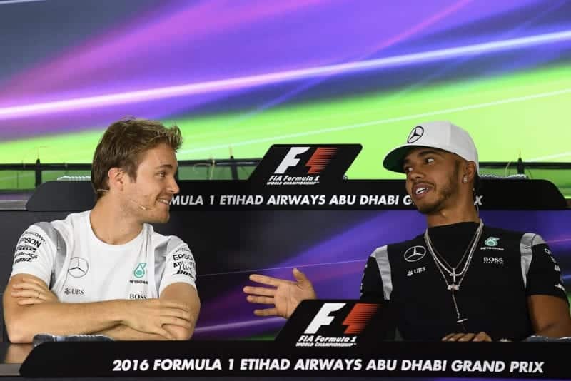 Nico Rosberg Lewis Hamilton Abu Dhabi