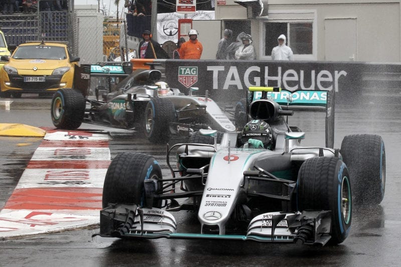 Nico Rosberg Lewis Hamilton Mercedes 2016 Monaco Grand Prix