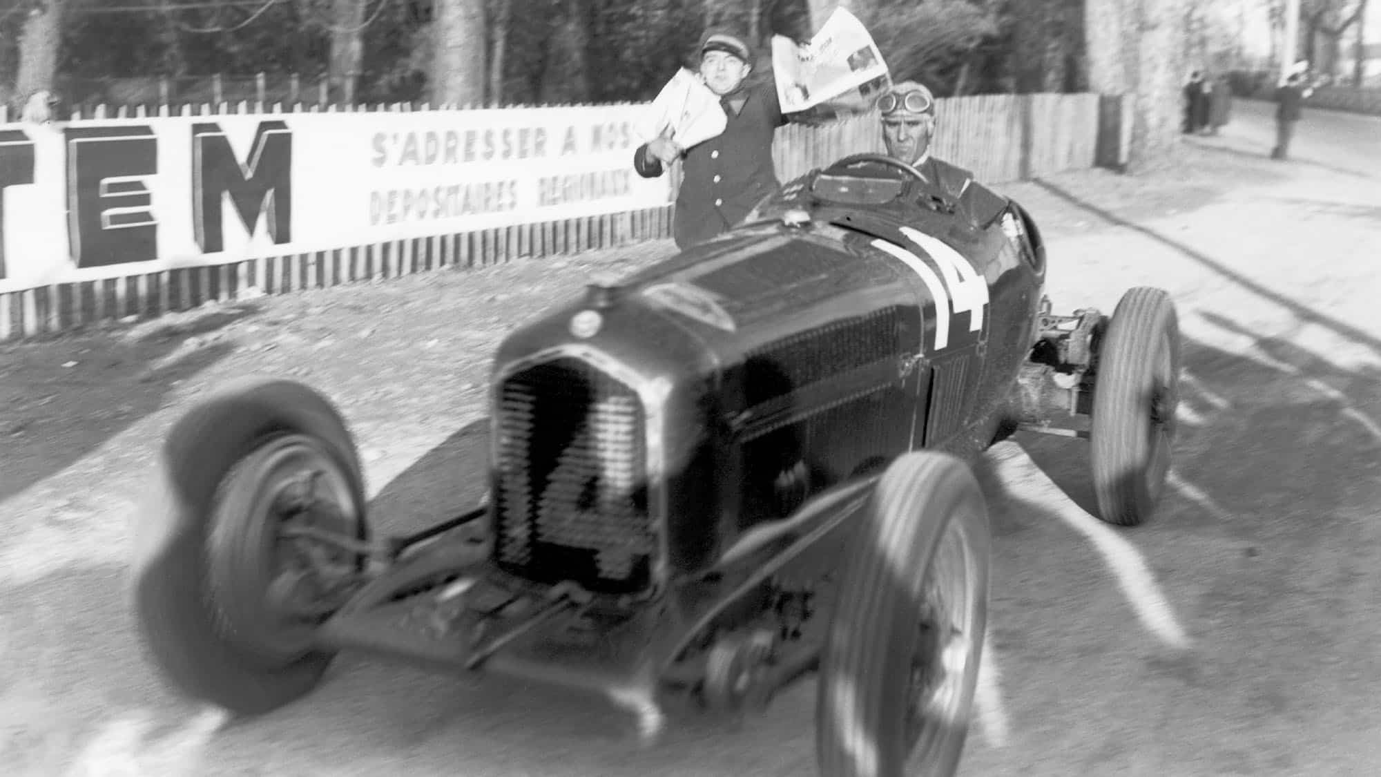 Tazio Nuvolari Grand Prix Of Pau On February 25, 1935