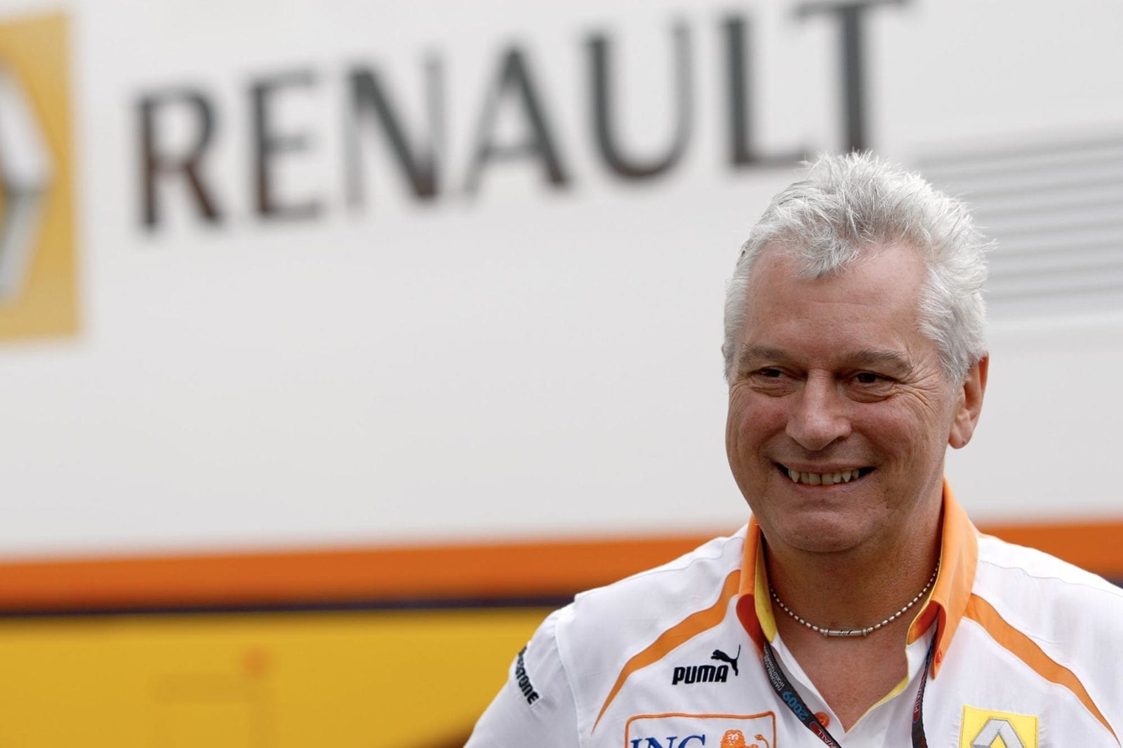 Pat Symonds Renault technical director at the 2009 British Grand Prix