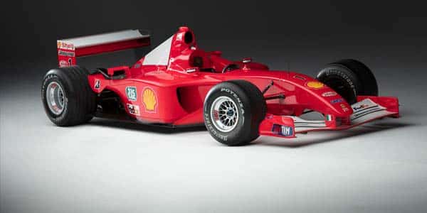 Updated: Schumacher F2001 sets new record