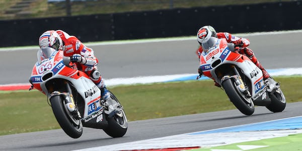 Ducati: all about the middle of the corner