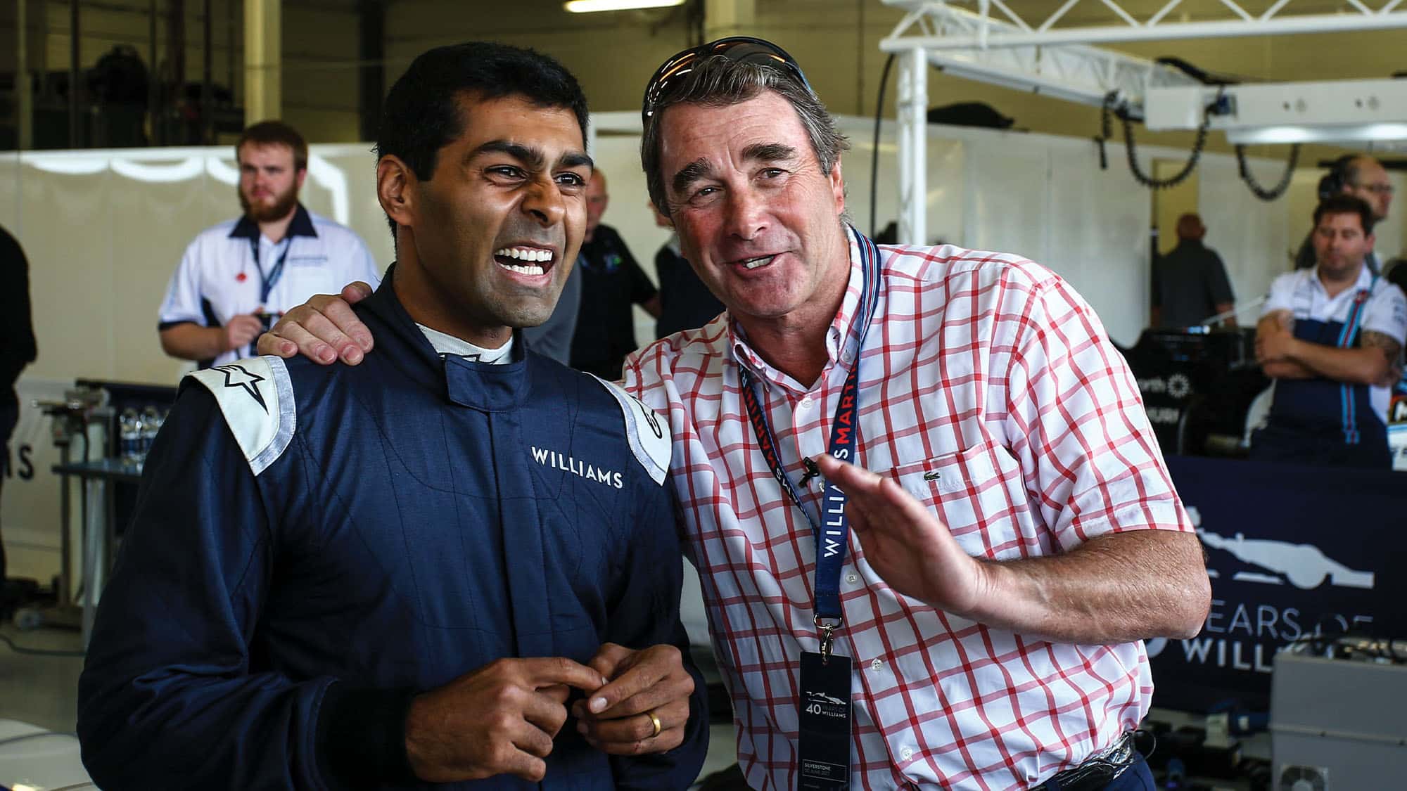 5 Karun Chandhok Williams 40th anniversary Silverstone 2017