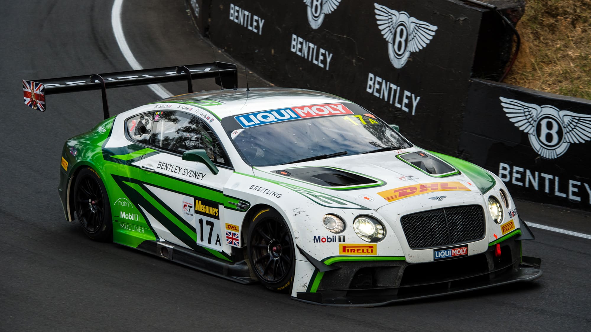 Bentley Continental GT3 in the 2017 Bathurst 12 Hours
