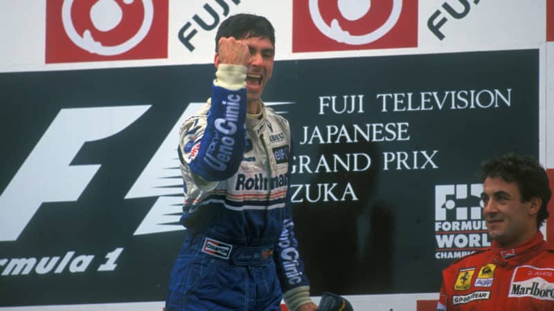 Damon Hill WIlliams 1994 Japanese GP Suzuka
