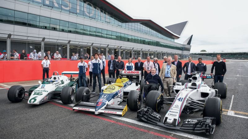 Williams 40th anniversary Silverstone 2017