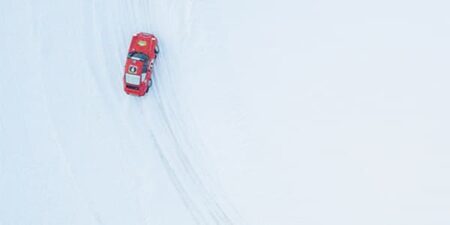 Going below zero in a Porsche 911