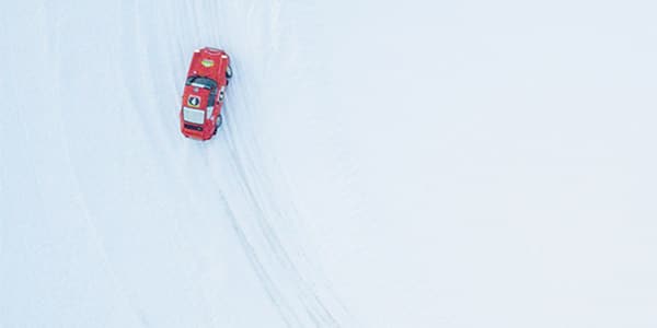 Going below zero in a Porsche 911