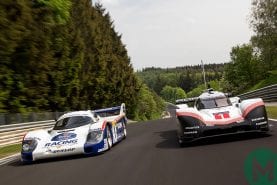 Watch: Porsche 919 and 956C at the Nürbugring