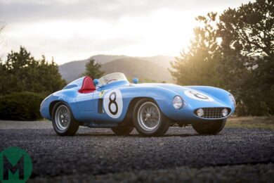 Something blue: ex-Grand Prix racing Ferrari 500 Mondial