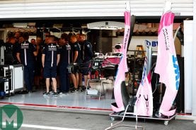 Racing Point Force India enters F1 at the bottom of the pile