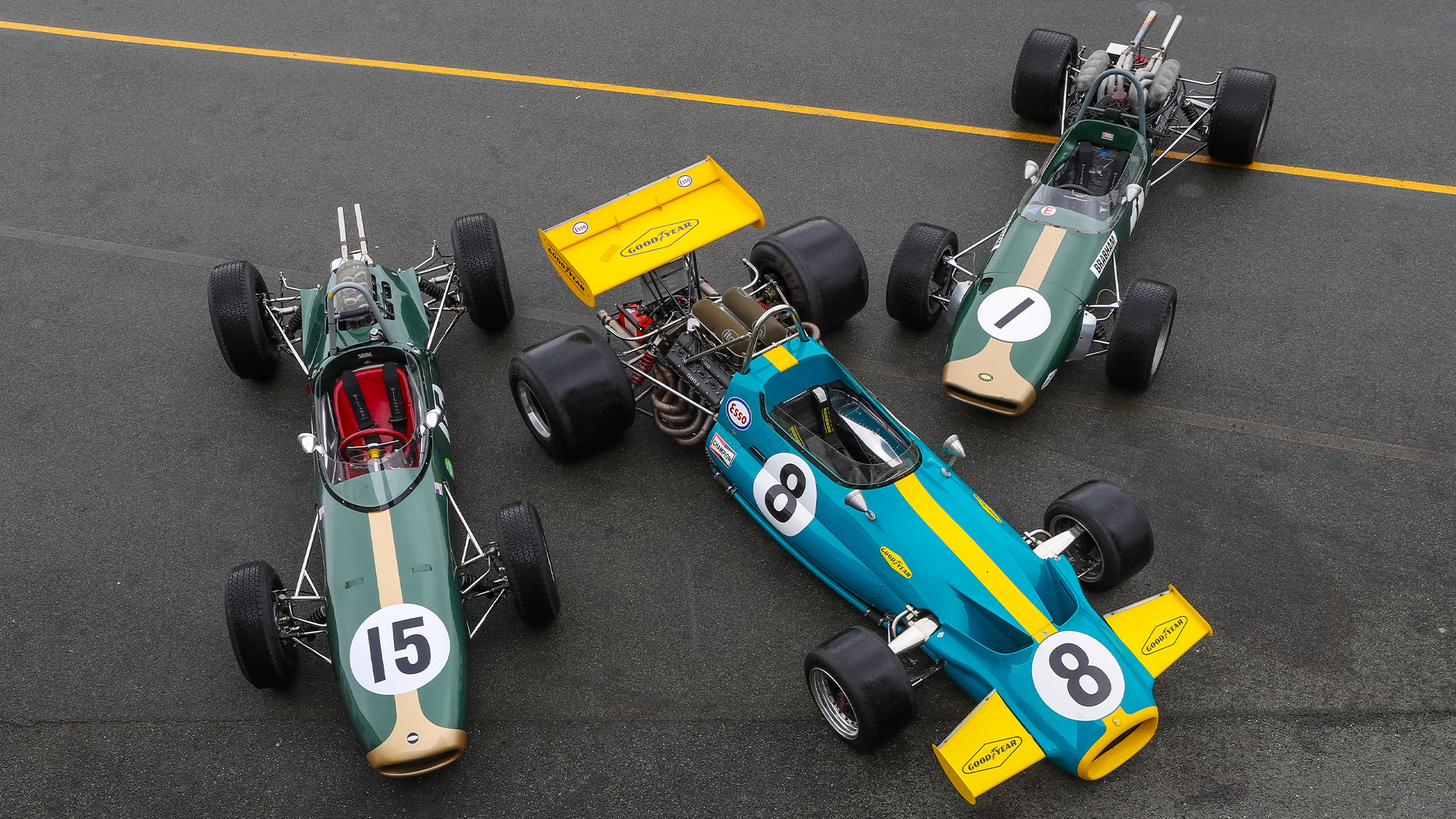 With the V-8-powered Mid-engine BT3, Jack Brabham Became the First Driver  in Formula One History To Win Races in a Car of His Own Construction