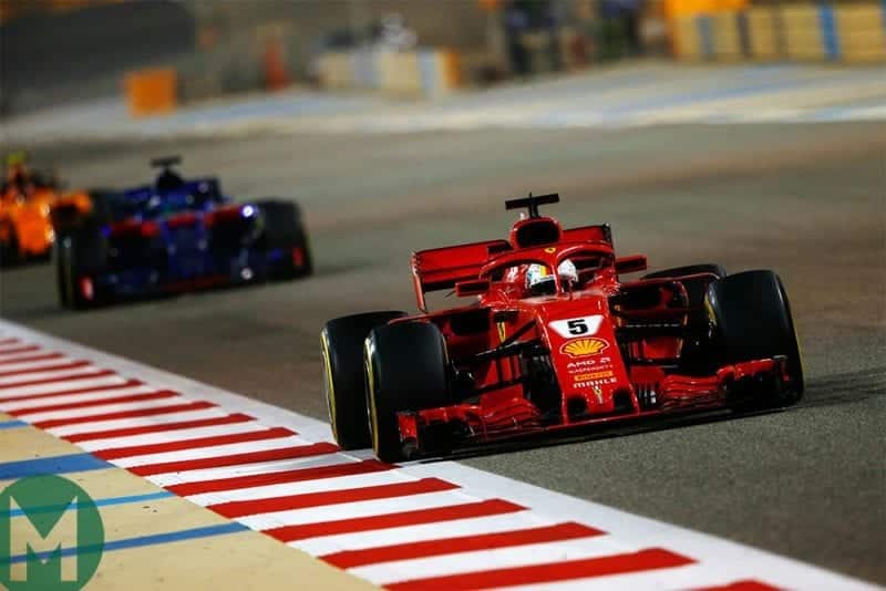 Bahrain F1 Toro Rosso and Ferrari