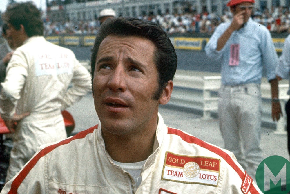 Mario Andretti at the 1969 German Grand Prix at the Nurburgring