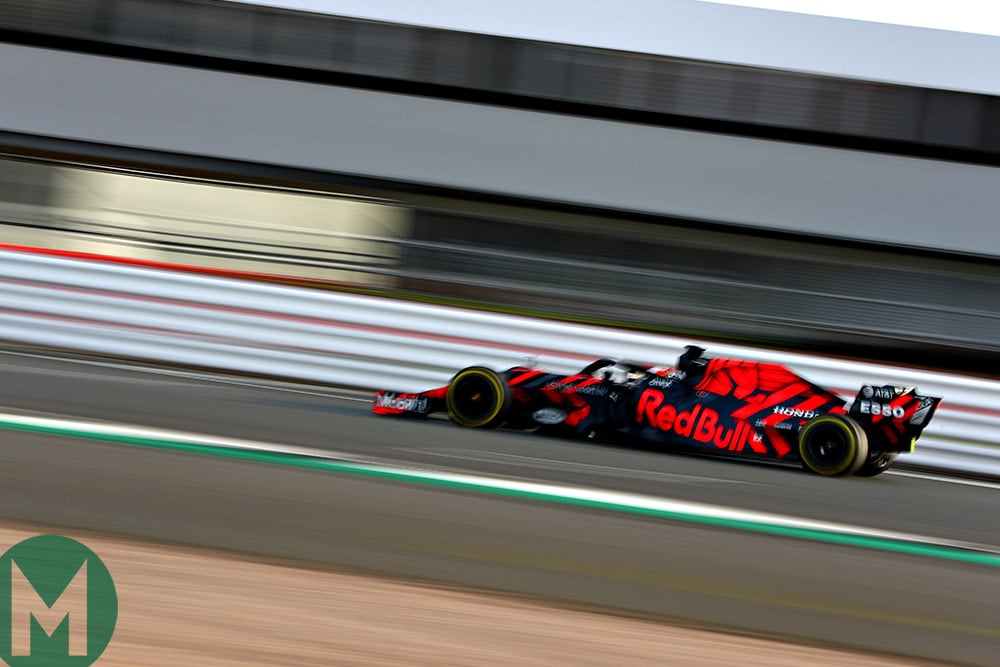 Red Bull RB15 filming day silverstone