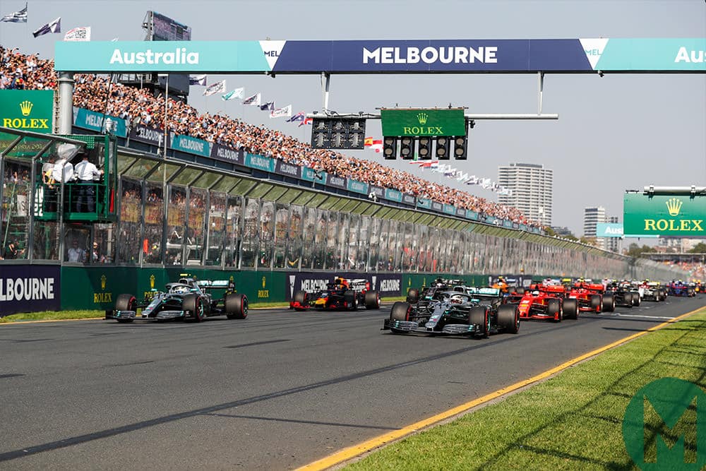2019 Formula 1 Australian Grand Prix start