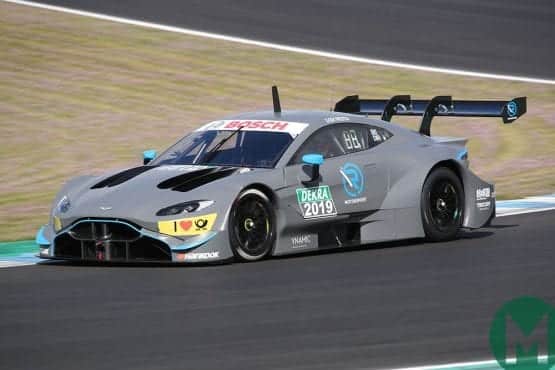 Aston Martin DTM car makes track debut