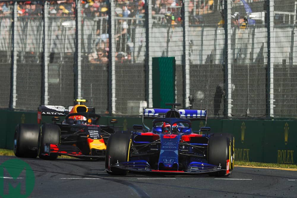 Kvyat Gasly 2019 Australian Grand Prix